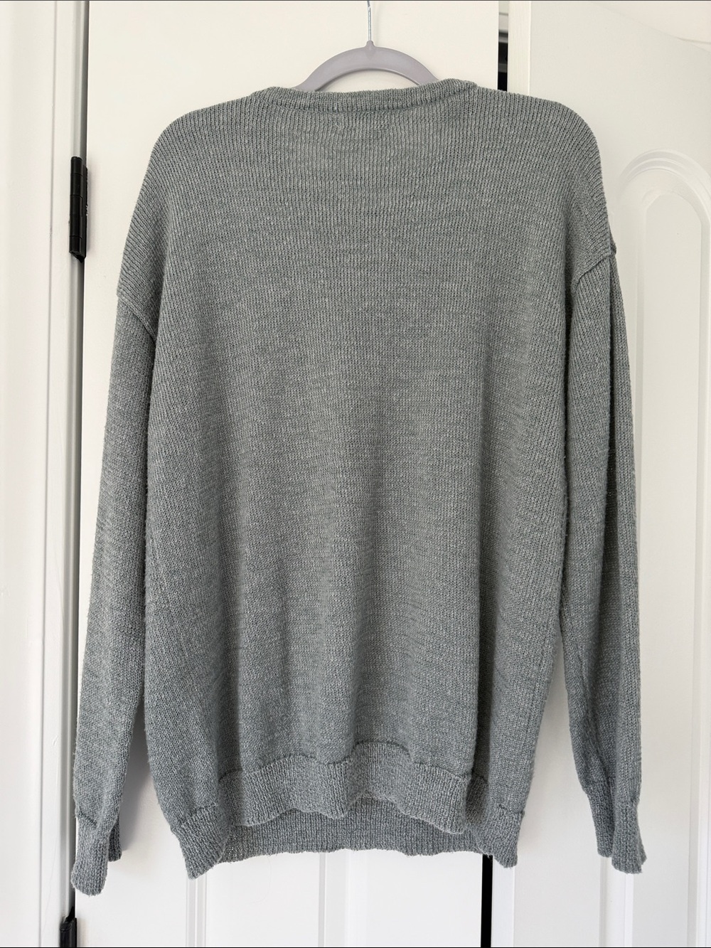 Simply Southern “MAMA” Sequin Gray Knit Pullover Crew- Womens M - Picture 6 of 6